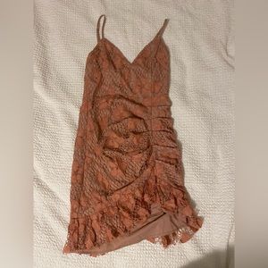 NBD ruched Lacey dress!
